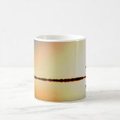 Pferd und Reiter am Strand Tasse (Mittel)