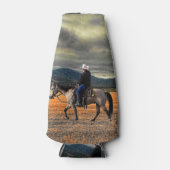 PFERD UND REITER FLASCHENKÜHLER (Vorderseite)