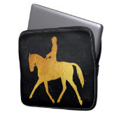 Pferd und Reiter Laptopschutzhülle (Vorderseite Links)