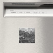 Pferd und Reiter Magnet (In Situ (Geschirrspüler))
