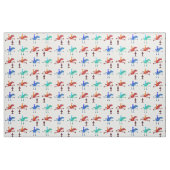 Pferd und Reiter Stoff (Fat Quarter (45,7 x 55,9 cm))
