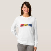 Pferd und Reiter T-Shirt (Vorne ganz)