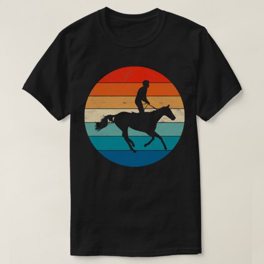 Pferd und Reiter T-Shirt (Design vorne)