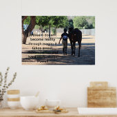 Pferd- und Reitveranstaltung Poster (Küche)