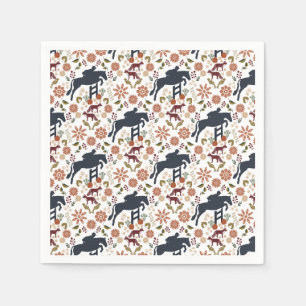 Pferd und Rider Napkin Herbst Reittiere Ar Serviette