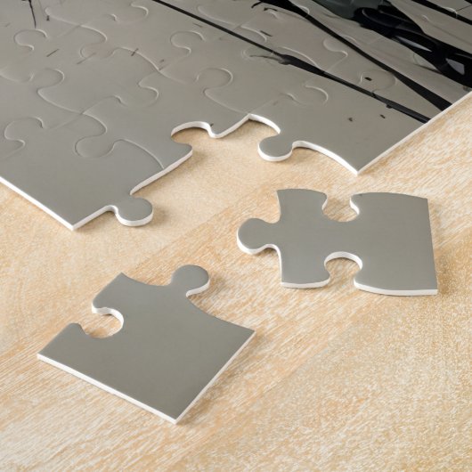 Pferd und Rose Postkarte Puzzle (Seite)