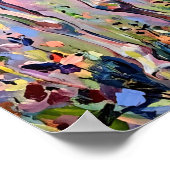 Pferd und Schmetterling Poster (Ecke)