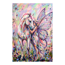 Pferd und Schmetterling