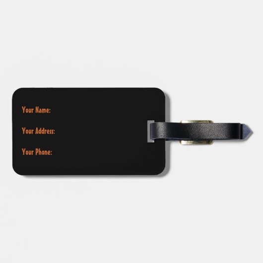 Pferd und Sonnenfantasy Niedlich Gepäckanhänger (Rückseite horizontal)