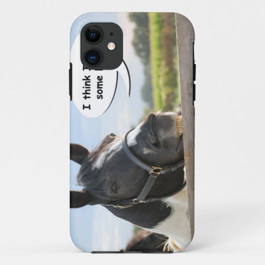 Pferd und Verlust Case-Mate iPhone Hülle (Rückseite)