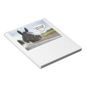 Pferd und Verlust Notizblock (angewinkelt)