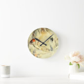 Pferd- und Vogeluhr Runde Wanduhr (Zuhause)