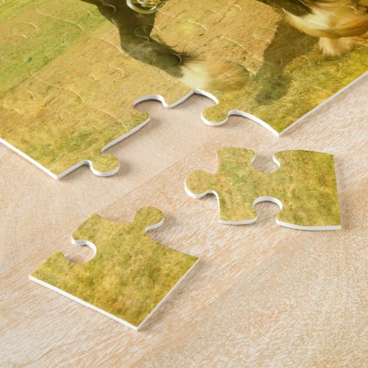 Pferd und Wagen Puzzle (Seite)