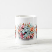 Pferd und Wald, Reitgeschenk, Pferdereiten Kaffeetasse (Mittel)