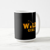 Pferd und "Wild Girl"-Zeichen Kaffeetasse (VorderseiteRechts)
