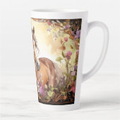 Pferd und Wildblumen Milchtasse (Rechts)