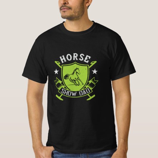 Pferd - Vater anzeigen T-Shirt (Vorderseite)