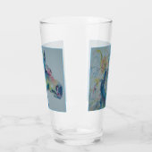 Pferd vieler Farben Glas (Links)