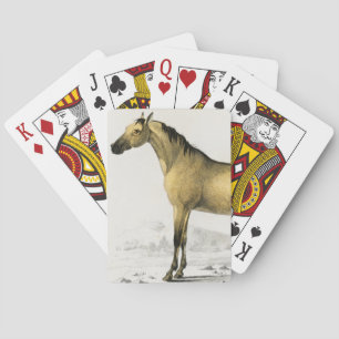 Pferd vintage illustriert spielkarten