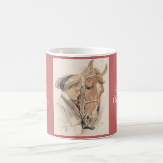 Pferd Vintage Tasse