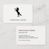 Pferd Visitenkarte (Vorne/Hinten)