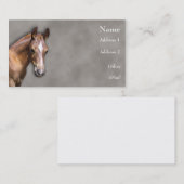 Pferd Visitenkarte (Vorne/Hinten)