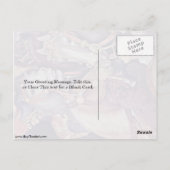 Pferd von Gentile Da Fabriano Postkarte (Rückseite)