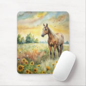 Pferd vor Ort Mousepad (Mit Mouse)
