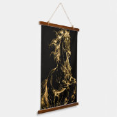 Pferd Wandbehang Teppich Tiere Pferde (Gewinkelt)