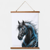 Pferd Wandbehang Teppich Tiere Pferde (Vorderseite)