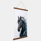 Pferd Wandbehang Teppich Tiere Pferde (Gewinkelt)