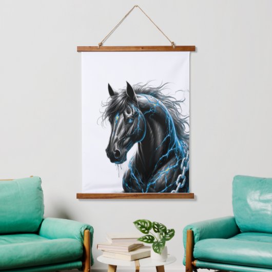 Pferd Wandbehang Teppich Tiere Pferde (Wohnzimmer)