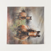 Pferd Wandteppich (Vorderseite (Horizontal))