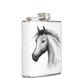 Pferd: Weiß Flachmann (Rechts)