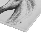 Pferd: Weiß Schneidebrett (Ecke)