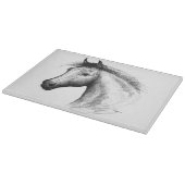 Pferd: Weiß Schneidebrett (Ecke)