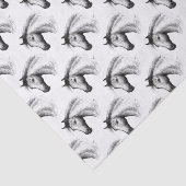 Pferd:  Weiß Seidenpapier (Ausschnitt)