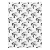 Pferd: Weiß Tischdecke (Vorderseite)