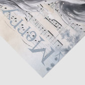 Pferd Winter Weihnachten Wasserfarbe Seidenpapier (Detail)