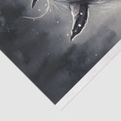 Pferd Winter Weihnachten Wasserfarbe Seidenpapier (Ausschnitt)