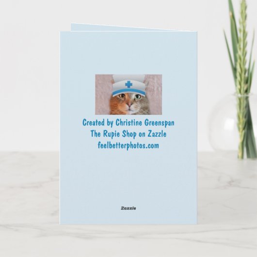 Pferd wird bald gut karte (Rückseite)