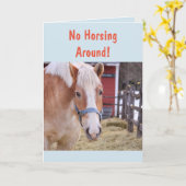 Pferd wird bald gut karte (Gelbe Blume)