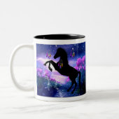 Pferd Zweifarbige Tasse (Links)