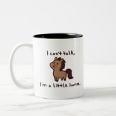 Pferd Zweifarbige Tasse (Links)