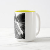 Pferd Zweifarbige Tasse (VorderseiteRechts)