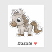 Pferdchen Aufkleber (Blatt)