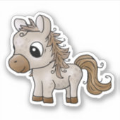 Pferdchen Aufkleber (Vorderseite)