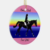 Pferdchen fürs Leben! Keramikornament (Rechts)
