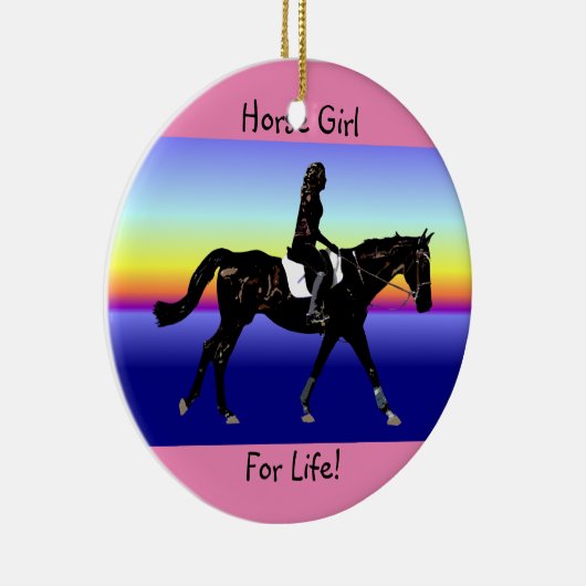 Pferdchen fürs Leben! Keramikornament (Rechts)