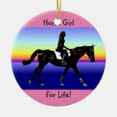 Pferdchen fürs Leben! Keramikornament (Vorne)